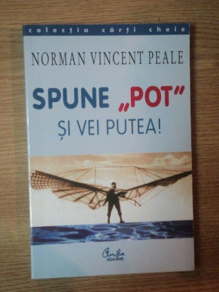 SPUNE POT SI VEI PUTEA de NORMAN VINCENT PEALE ,  2001