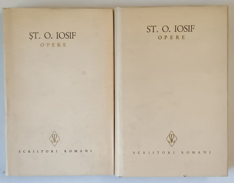 ST. O. IOSIF , OPERE , VOLUMELE I - II , 1970 - 1971