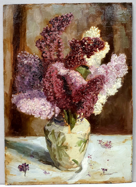 Stavru Tarasov (1883 - 1961) - Vaza cu flori de liliac