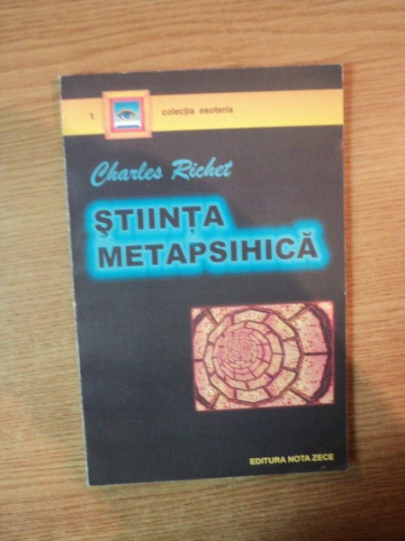 STIINTA METAPSIHICA de CHARLES RICHET , 2005