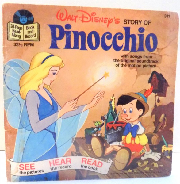 STORY OF PINOCCHIO WITH SONGS FROM THE ORIGINAL SOUNDTRACK OF THE MOTION PICTURE , 1977