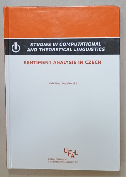 STUDIES IN COMPUTATIONAL AND THEORETICAL LINGUISTICS by  KATERINA VESELOVSKA , 2017