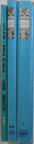 STUDII DE ISTORIE A DREPTULUI de ALEXANDRU HERLEA , VOL. I - III , 1983 - 1997