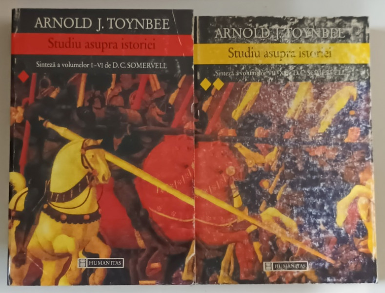 STUDIU ASUPRA ISTORIEI , SINTEZA A VOLUMELOR I - X , VOLUMELE I - II de D. C. SOMERVELL si ARNOLD J. TOYNBEE , 1997 *PREZINTA SUBLINIERI IN TEXT