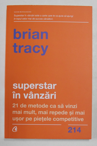 SUPERSTAR IN VANZARI de BRIAN TRACY , 2021