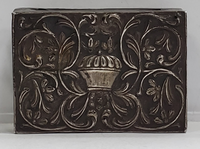 Suport din argint pentru cutie de chibrituri, Grecia, Secol 19