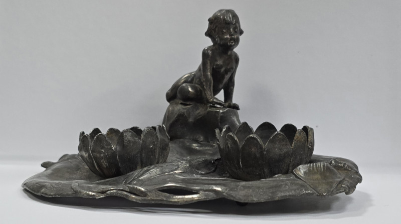 Suport WMF, Art Nouveau, pentru lumanari, cca. 1906