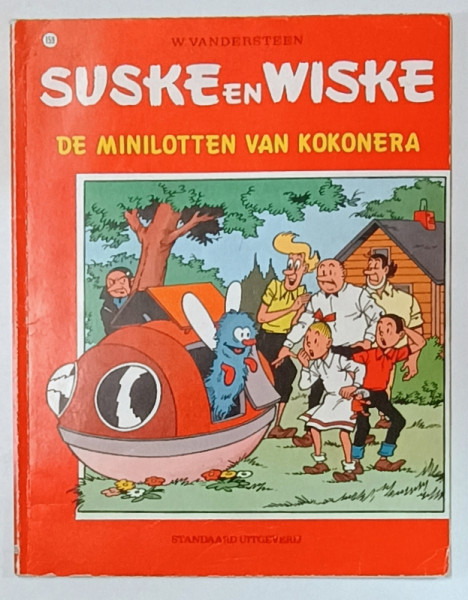 SUSKE EN WISKE , DE MINILOTTEN VAN KOKONERA  - WILLY VANDERSTEEN , BENZI DESENATE CU TEXT IN LIMBA NEERLANDEZA , 1976