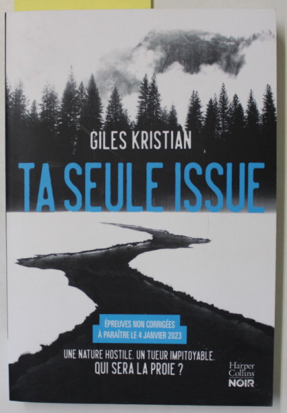 TA SEULE ISSUE par  GILES KRISTIAN , 2023