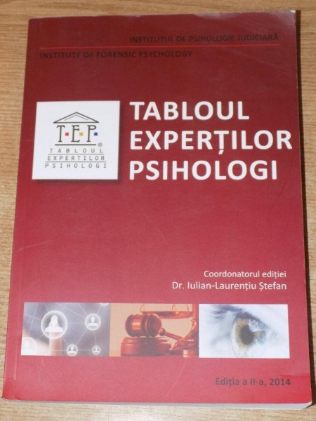 TABLOUL EXPERTILOR PSIHOLOGI , ED. a II a , Bucuresti 2014