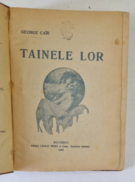 TAINELE LOR de GEORGE CAIR , 1920