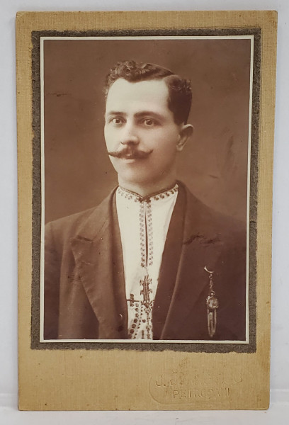 TANAR IN COSTUM POPULAR , SALISTEA SIBIULUI , FOTOGRAFIE C.D.V. , 1900