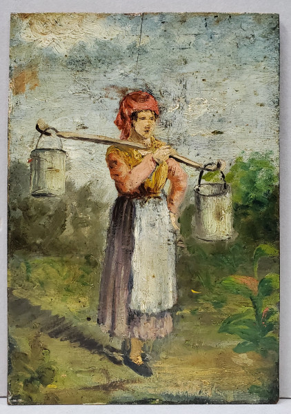 Tanara cu cobilita - Semnat indescifrabil, Atelier European