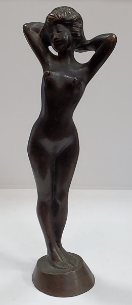 Tanara nud, Statueta din Bronz