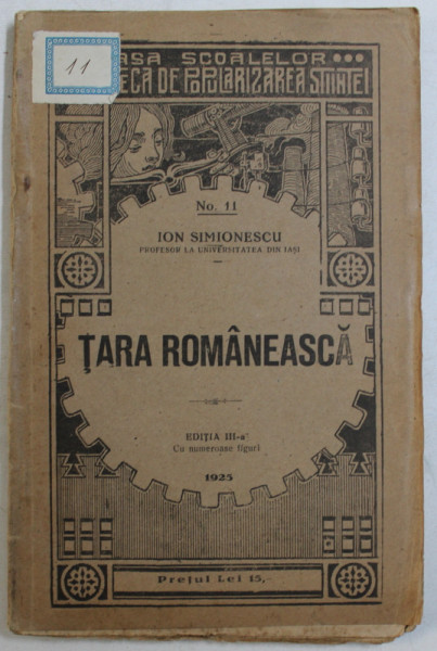 TARA ROMANEASCA de ION SIMIONESCU , NO. 11 , 1925