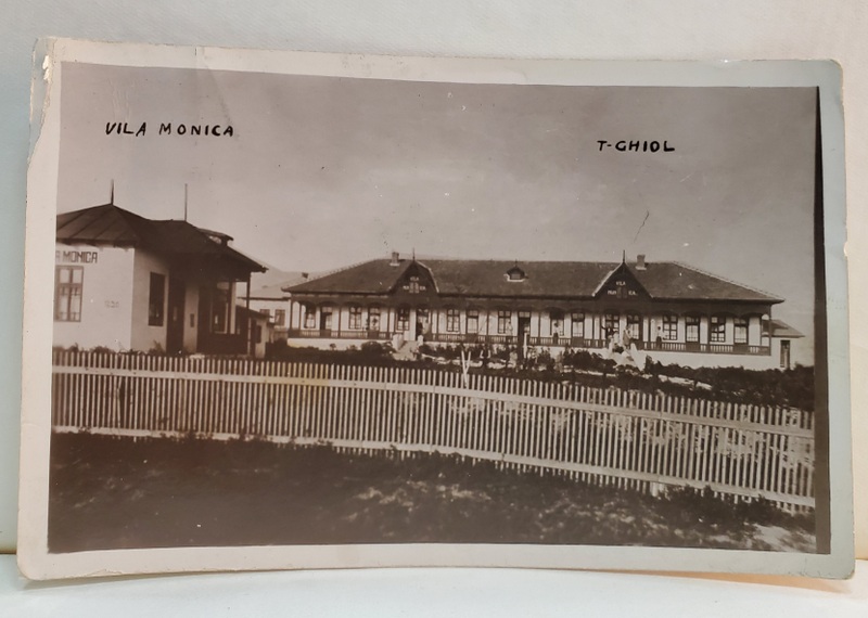 TECHIRGIOL , VILA MONICA - FOTOGRAFIE TIP CARTE POSTALA , PERIOADA INTERBELICA