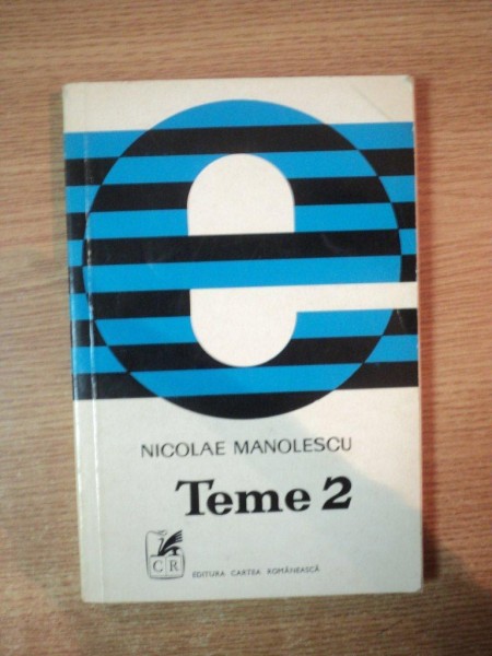 TEME 2 de NICOLAE MANOLESCU  1975