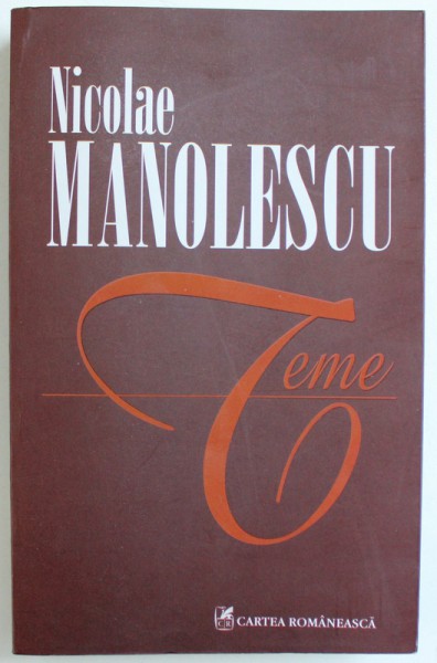 TEME de NICOLAE MANOLESCU , 2011