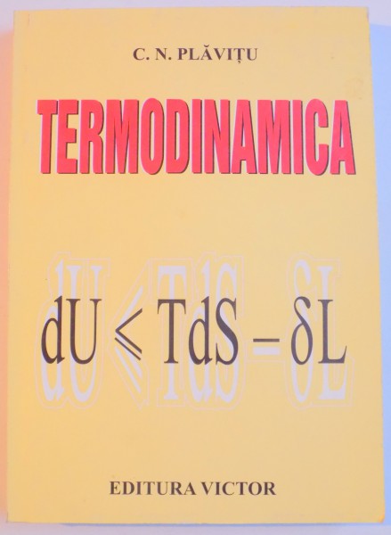 TERMODINAMICA C.N. PLAVITU , 2000