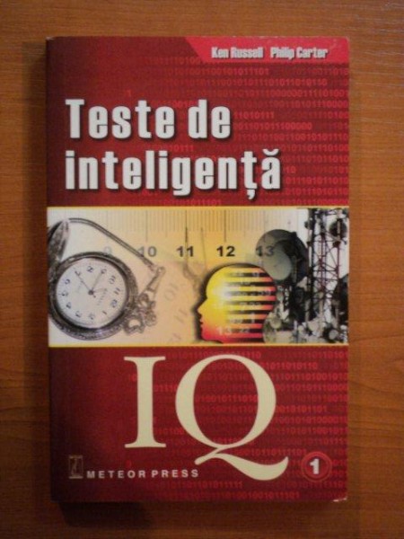 TESTE DE INTELIGENTA , VOL I de KEN RUSSELL , PHILIP CARTER , 2001