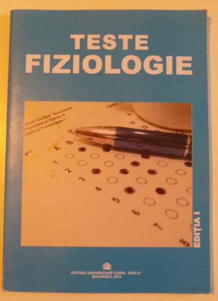 TESTE FIZIOLOGICE, 2014