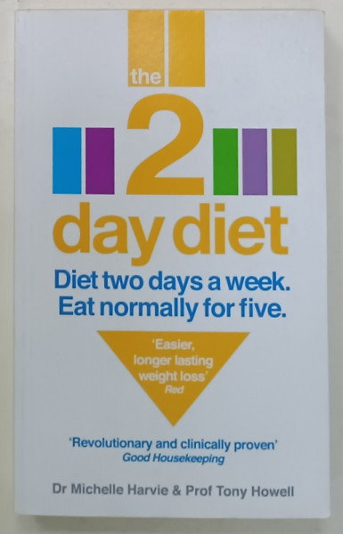 THE 2 DAY DIET  , DIET TWO DAYS A WEEK . EAT NORMALLY FOR FIVE de Dr. MICHELLE  HARVIE and PROF . TONY HOWELL , 2013