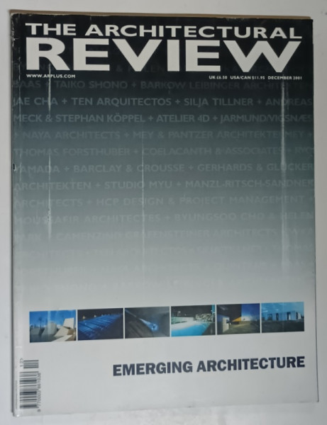 THE ARCHITECTURAL REVIEW , NUMBER 1258 , DECEMBER , 2001