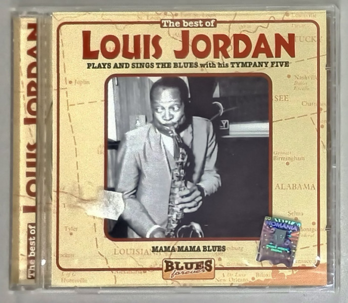 THE BEST OF LOUIS JORDAN , MAMA MAMA BLUES , 2001 , CD AUDIO *