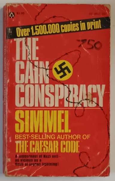 THE CAIN CONSPIRACY by JOHANNES MARIO SIMMEL , 1976