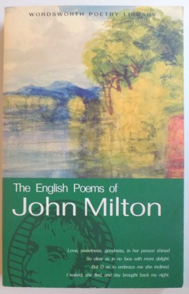 THE ENGLISH POEMS de JOHN MILTON , 2004