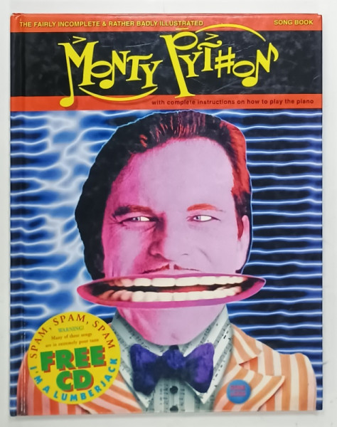 THE FAIRLY INCOMPLETE and RATHER BADLY ILLUSTRATED MONTY PYTHON SONG BOOK , 1994, LIPSA CD *