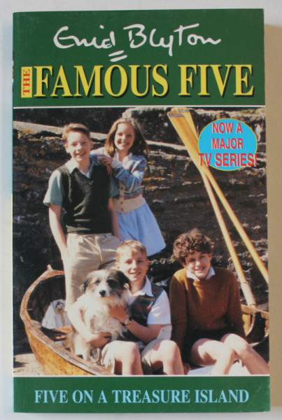 THE FAMOUS FIVE by ENID BLYTON , FIVE ON  A TREASURE ISLAND ,  1995