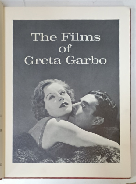 THE FILMS OF GRETA GARBO , compiled  by MICHAEL CONWAY ...MARK RICCI , BOGAT ILUSTRATA  , 1968