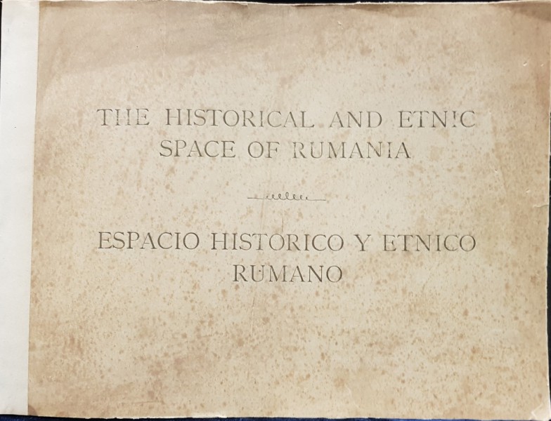 THE HISTORICAL AND ETNIC SPACE OF RUMANIA - 1942