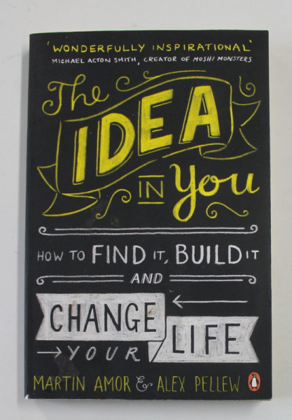 THE IDEA IN YOU - HOW TO FIND IT , BUILD IT AND CHANGE YOUR LIFE by MARTIN AMOR and ALEX PELLEW , 2016