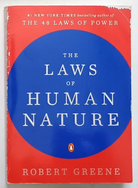 THE LAWS OF HUMAN NATURE by ROBERT GREENE , 2018 * MINIMA UZURA A COPERTEI