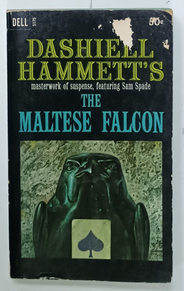 THE MALTESE FALCON by DASHIELL HAMETT , 1966 , PREZINTA URME DE UZURA SI DE INDOIRE
