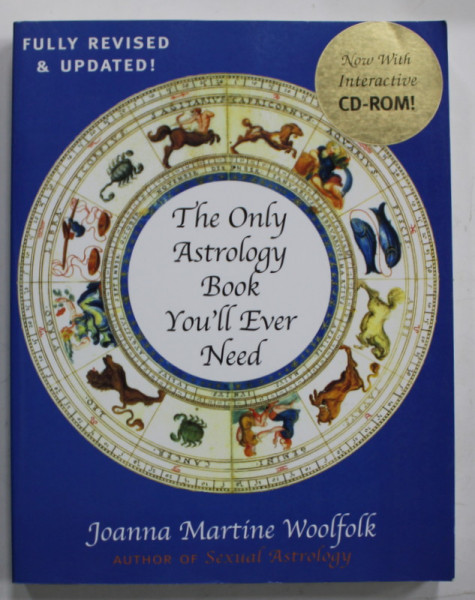 THE ONLY ASTROLOGY BOOK YOU ' LL EVER NEED by JOANNA MARTINE WOOLFOLK , 2001 , LIPSA CD *