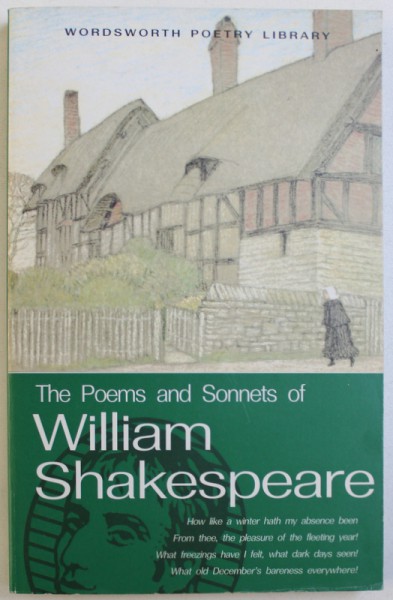 THE POEMS AND SONNETS OF WILLIAM SHAKESPEARE , 1994