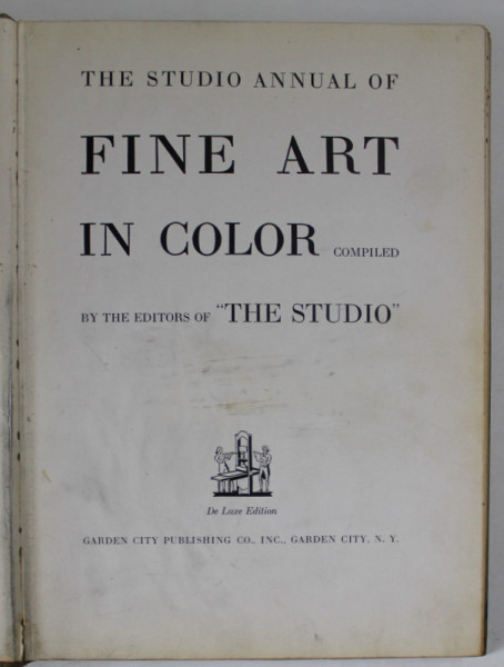 THE STUDIO ANNUAL OF FINE ART IN COLOR COMPILED by THE EDITORS OF ' THE STUDIO ', 1937