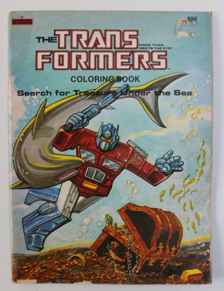 THE TRANSFORMERS - COLORING BOOK , 1984