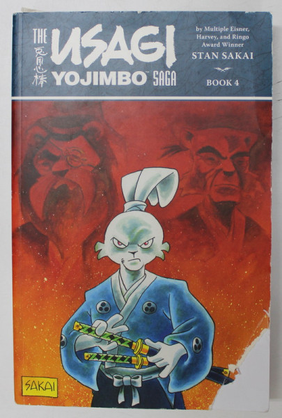 THE  USAGI YOJIMBO SAGA , BOOK 4 , created , written and illustrated by STAN SAKAI , 2022, BENZI DESENATE *