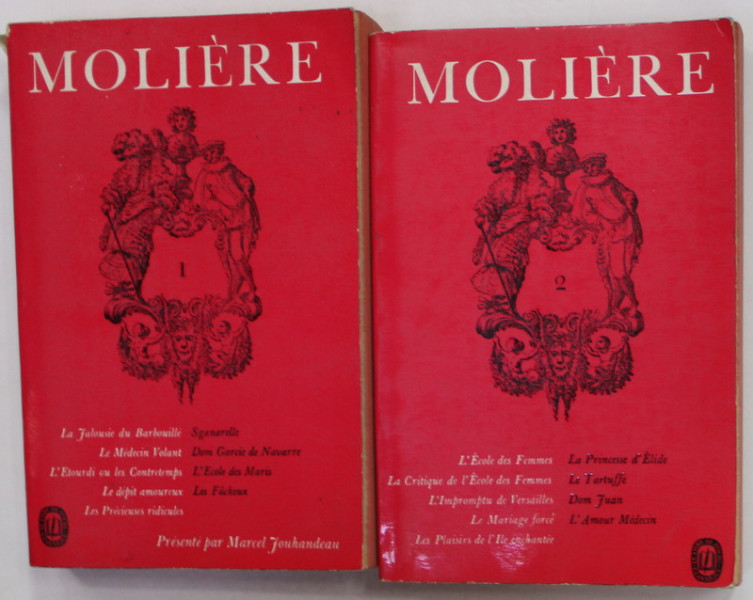 THEATRE COMPLET DE MOLIERE , DEUX  TOMES , 1963