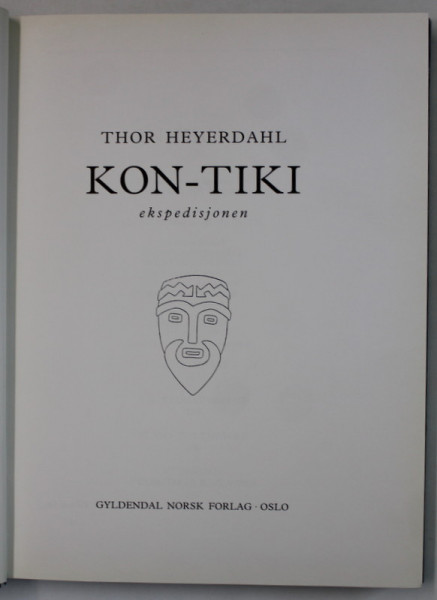 THOR HEYERDAHL , KON - TIKI , EKSPEDISJONEN , 1994 , TEXT IN LIMBA NORVEGIANA