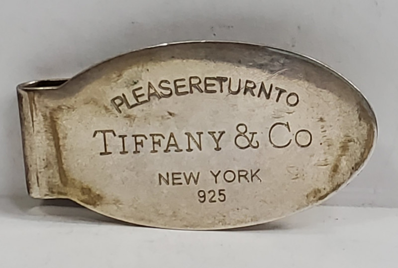 Tiffany &amp;amp; Co, New York, Clema din argint pentru bancnote, Argint 925