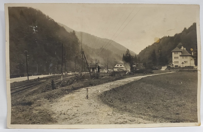 TIMISUL DE JOS , CASA DE ODIHNA A  FUNCTIONARILOR PRIMARIEI , FOTOGRAFIE TIP CARTE POSTALA , INTERBELICA