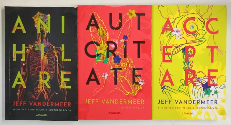 TRILOGIA SOUTHERN REACH , VOLUMELE I - III de JEFF VANDERMEER , 2020 *VOLUMUL III PREZINTA MICI DEFECTE