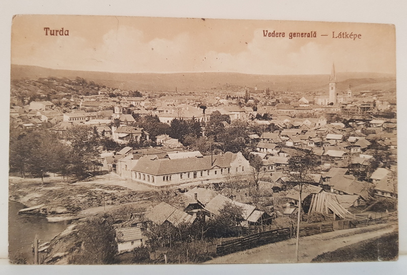 TURDA , VEDERE GENERALA , CARTE POSTALA , 1929