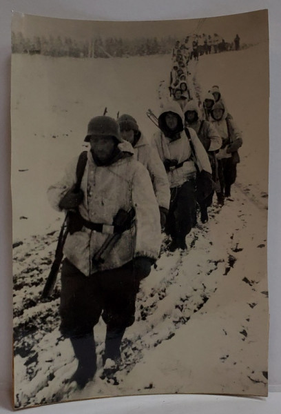 UNITATI ALE POLITIEI LITUANIENE DUPA O ACTIUNE DE SOC CONTRA POZITIILOR SOVIETICE , FOTOGRAFIE DE PRESA  GERMANA , AL DOILEA RAZBOI MONDIAL