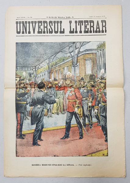 UNIVERSUL LITERAR , ANUL XXVII , NO. 34 , 23 AUGUST 1919